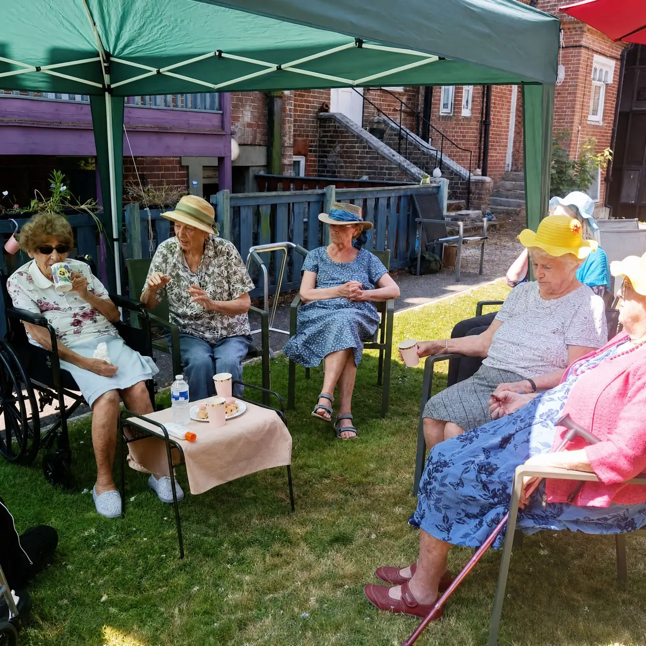 Members of the Belmont Castle care team